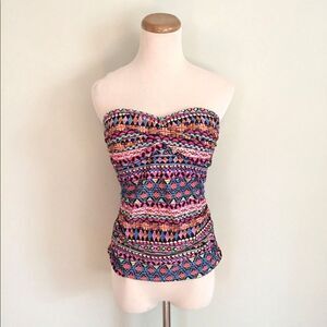 🆕 [Pink Envelope] Multi-Color Bandeaukini Top Sz: S